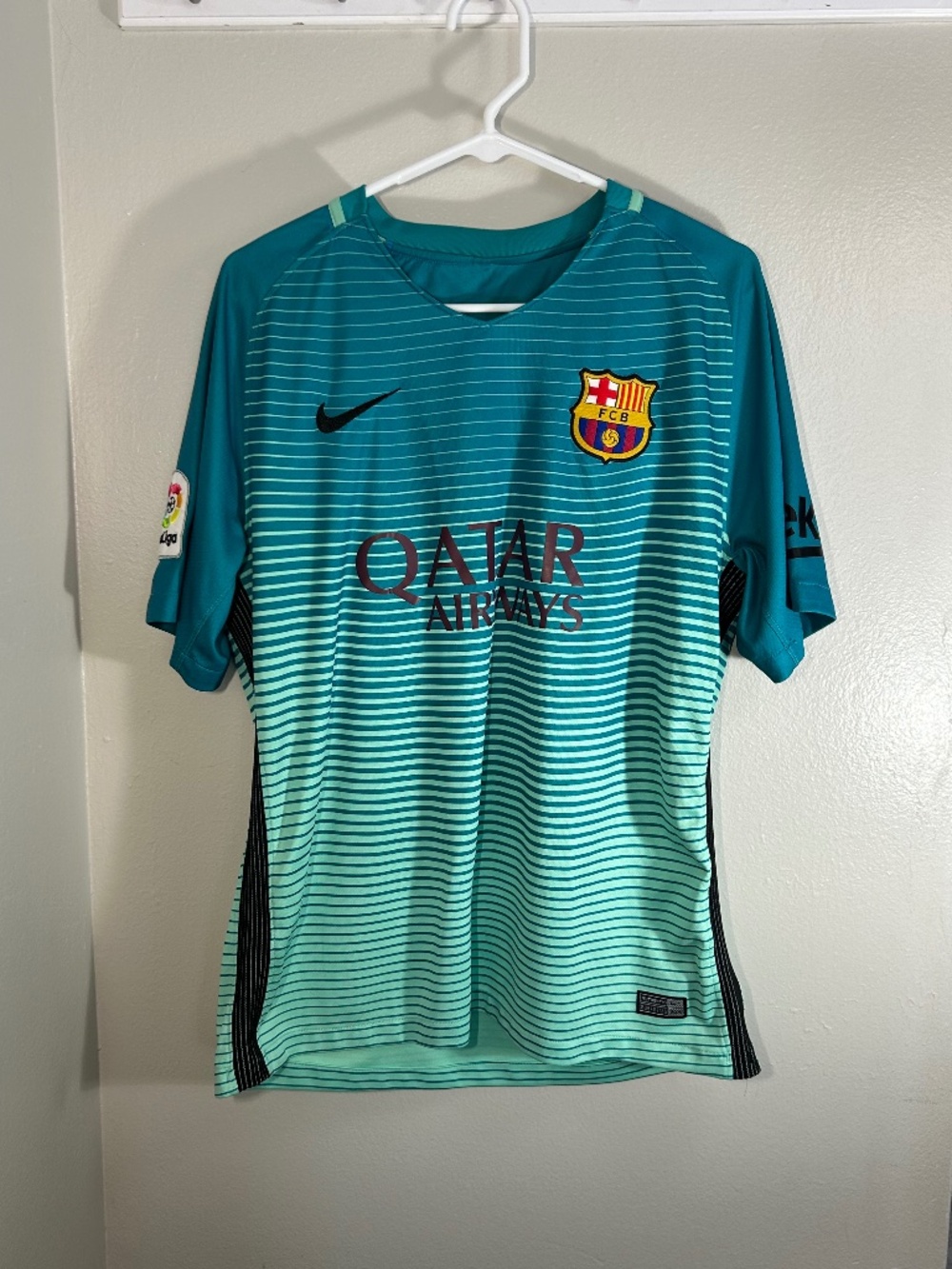 Nike Football Soccer FC Barcelona 2016/2017 Third Jersey Kit Men’s L